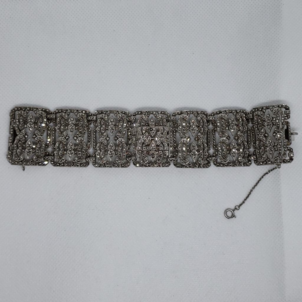 Marcasite Swiss Bucherer Vintage Watch Bracelet